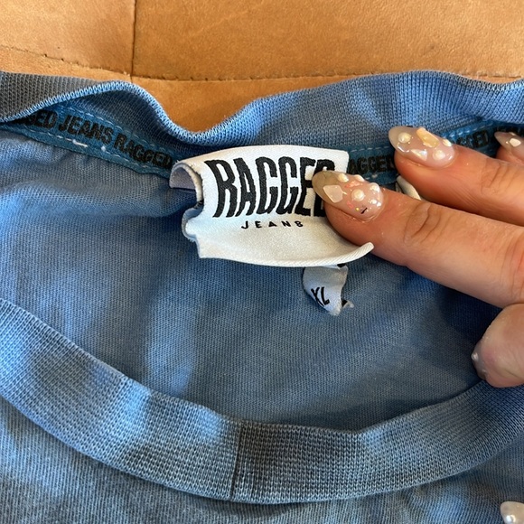 Ragged Tye Dye Cropped Tee - Xl - Picture 2 of 2